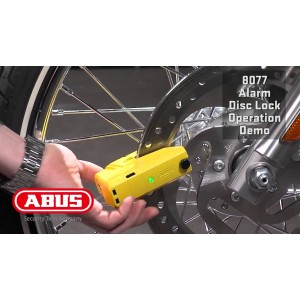 ABUS GRANIT DETECTO XPUS 8077 ALARM Λουκέτο Δισκόπλακας με Συναγερμό